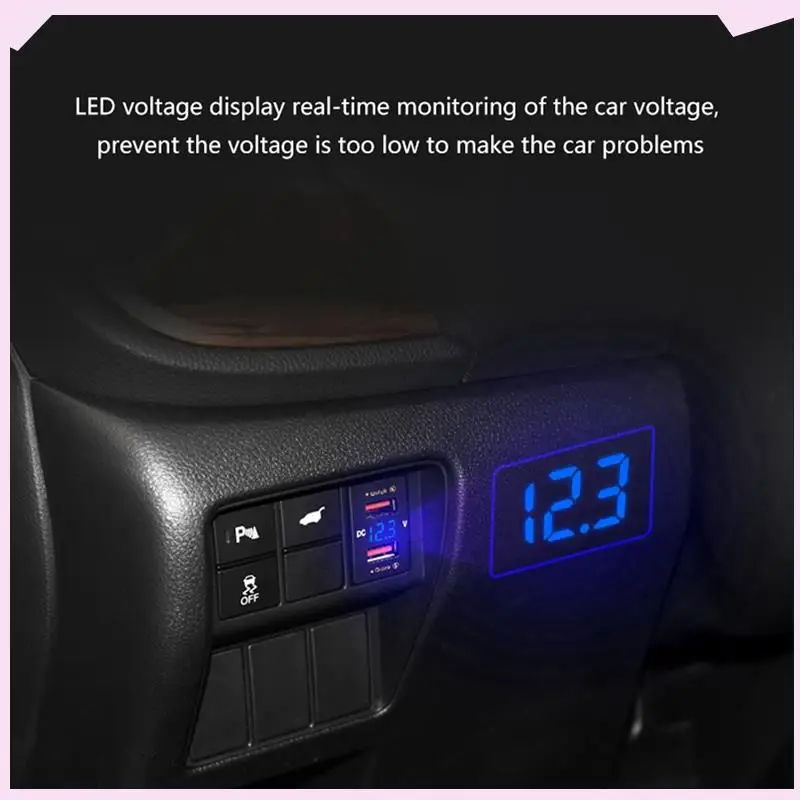 B24B 2X 36 Вт Быстрое автомобильное зарядное устройство QC3.0 Dual USB Быстрое зарядное устройство с синим напряжением Водонепроницаемое зарядное устройство для мобильного телефона Honda
B24B 2X 36 Вт Быстрое автомобильное зарядное устройство QC3.0 Dual USB Быстрое зарядное устройство с синим напряжением Водонепроницаемое зарядное устройство для мобильного телефона Honda
