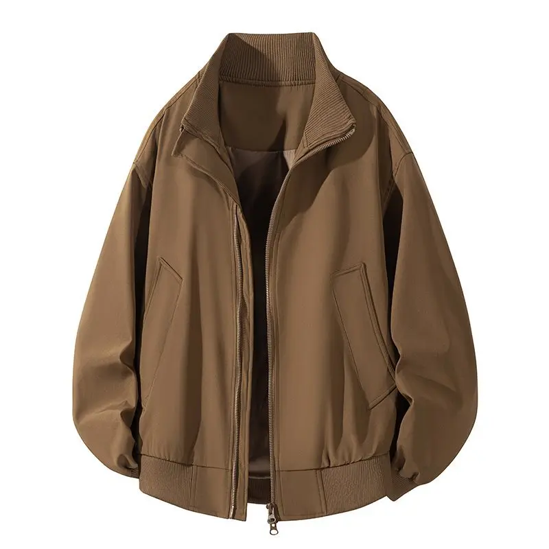 New 2026 Men's Workwear Zipper Flight Sle Retro American Collar Jaet Nylon Fabric Crew orm Spring Autumn Trendy
New 2026 Men's Workwear Zipper Flight Sle Retro American Collar Jaet Nylon Fabric Crew orm Spring Autumn Trendy