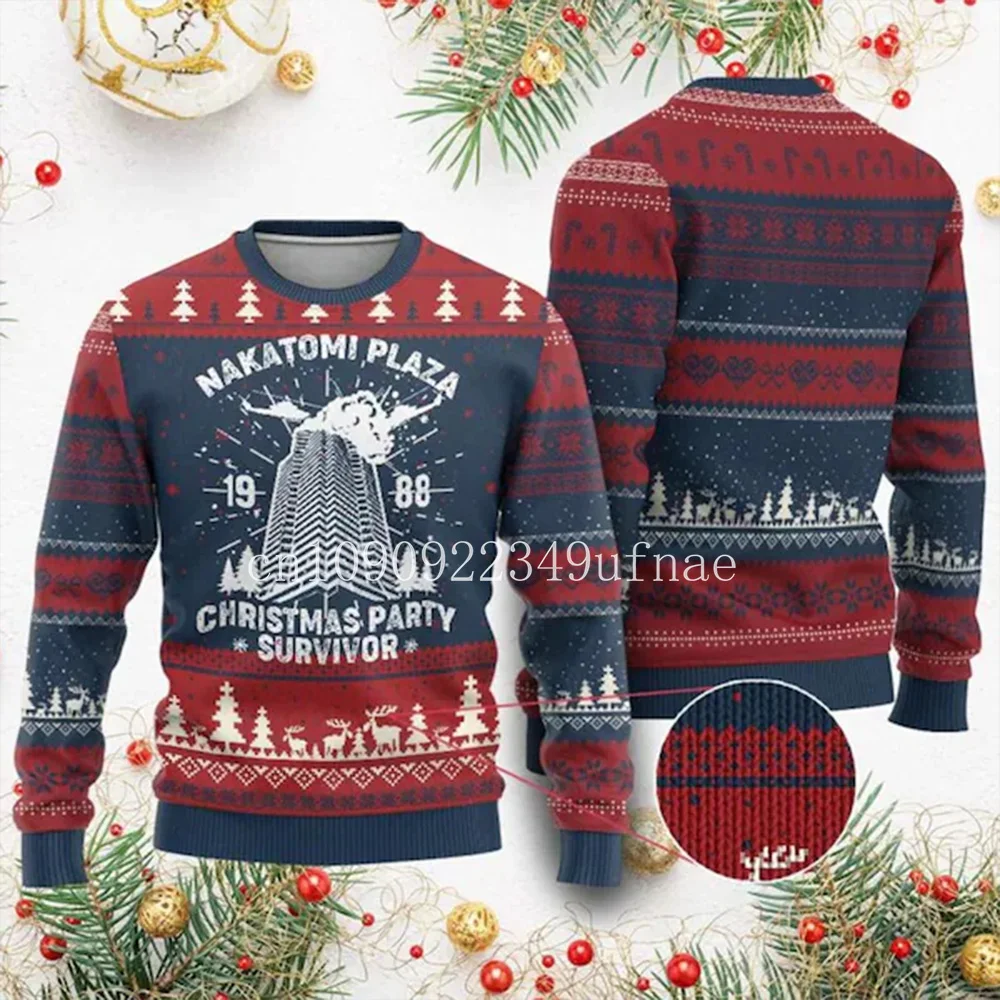 Nakatomi Plaza Christmas Party Die Hard Ugly Sweater Christmas Movie Kids Women's Sweater Men's Sweater Christmas Gift
Nakatomi Plaza Christmas Party Die Hard Ugly Sweater Christmas Movie Kids Women's Sweater Men's Sweater Christmas Gift