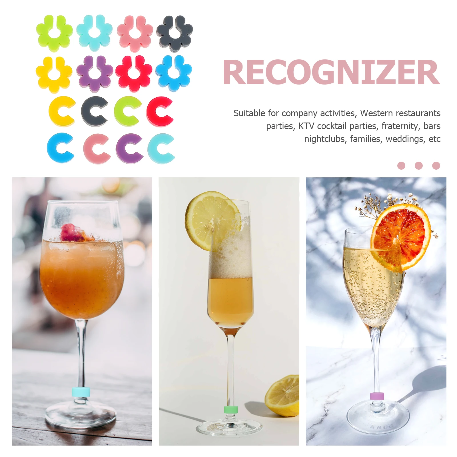 Perforation Design Glass Markers Semicircle Cup Identifiers Reusable Party Drink Tags Glass Recognizers Silicone Labels Eco
Perforation Design Glass Markers Semicircle Cup Identifiers Reusable Party Drink Tags Glass Recognizers Silicone Labels Eco