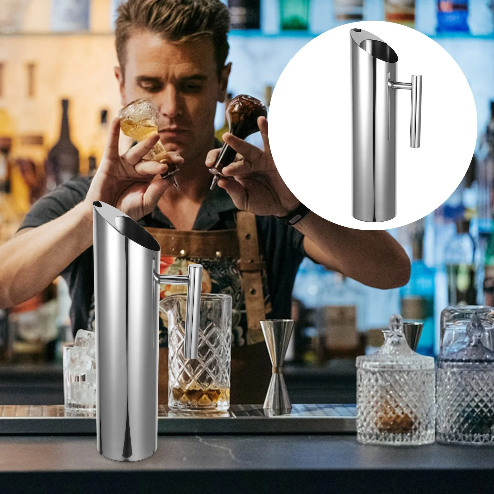 Stainless Steel Juice Jug Container for Fridge Kitchen Water Coffee Cold Pitcher Dispenser Containers Cooled Bottles
Stainless Steel Juice Jug Container for Fridge Kitchen Water Coffee Cold Pitcher Dispenser Containers Cooled Bottles