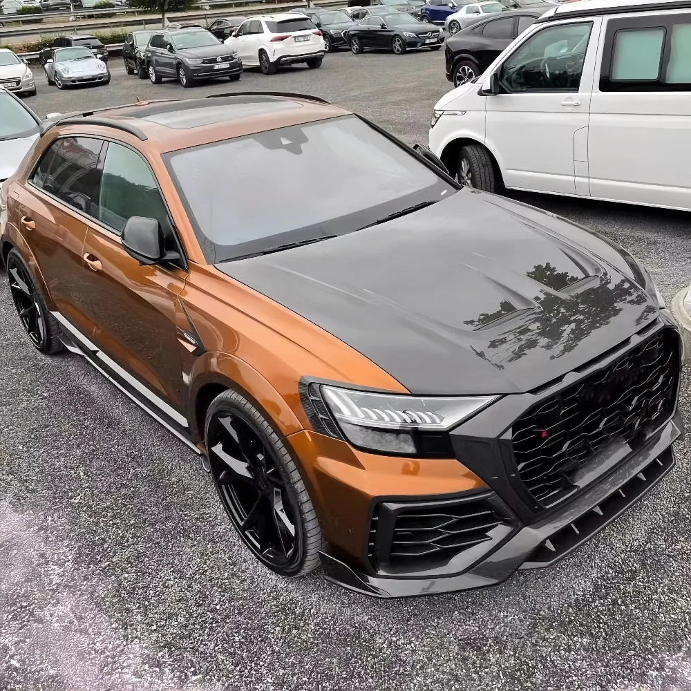 The Upgraded and Modified High-quality Dry Carbon Fiber Engine Hood of the 2019-2024 Audi Q8 Perfectly Fits the Body Components
The Upgraded and Modified High-quality Dry Carbon Fiber Engine Hood of the 2019-2024 Audi Q8 Perfectly Fits the Body Components