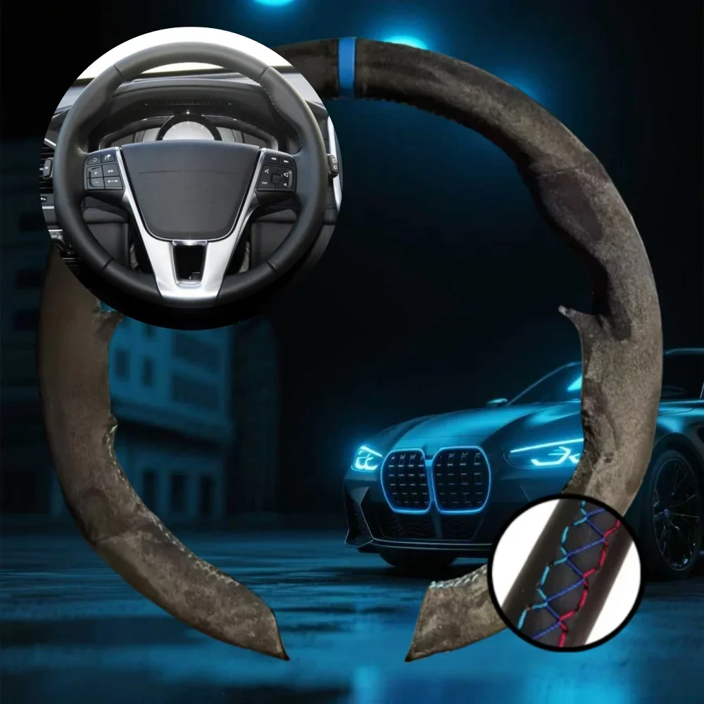 Customized Car Steering Wheel Braiding Cover For Volvo V60 XC60 XC90 S60 S80 S90 Car Accessories Hand-sewn Steering Wrap
Customized Car Steering Wheel Braiding Cover For Volvo V60 XC60 XC90 S60 S80 S90 Car Accessories Hand-sewn Steering Wrap
