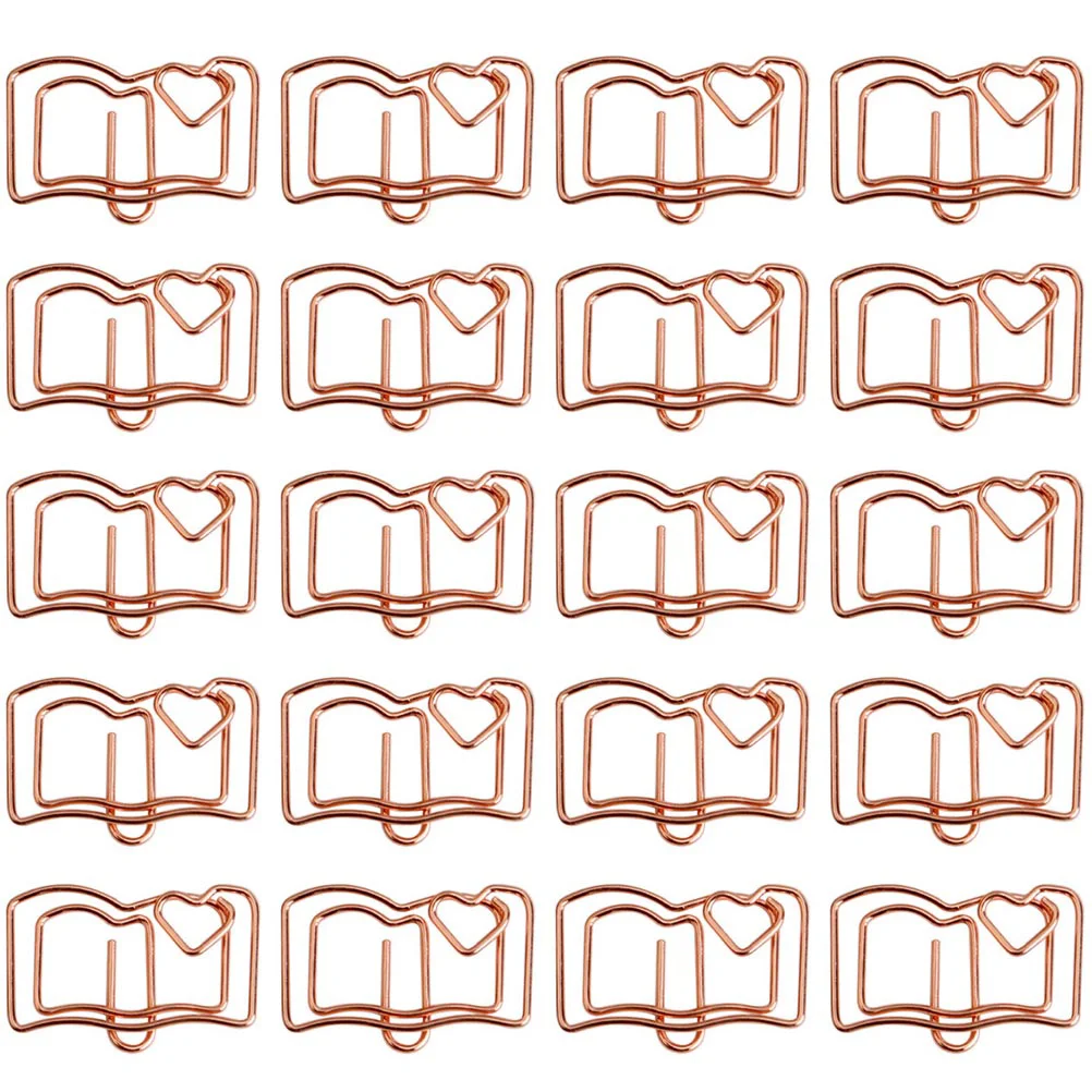 20 Pcs Shaped Paper Clip Book Clips Office Folders Bookmark Pin Funny Ticket Holder Memo Clamps Decor
20 Pcs Shaped Paper Clip Book Clips Office Folders Bookmark Pin Funny Ticket Holder Memo Clamps Decor