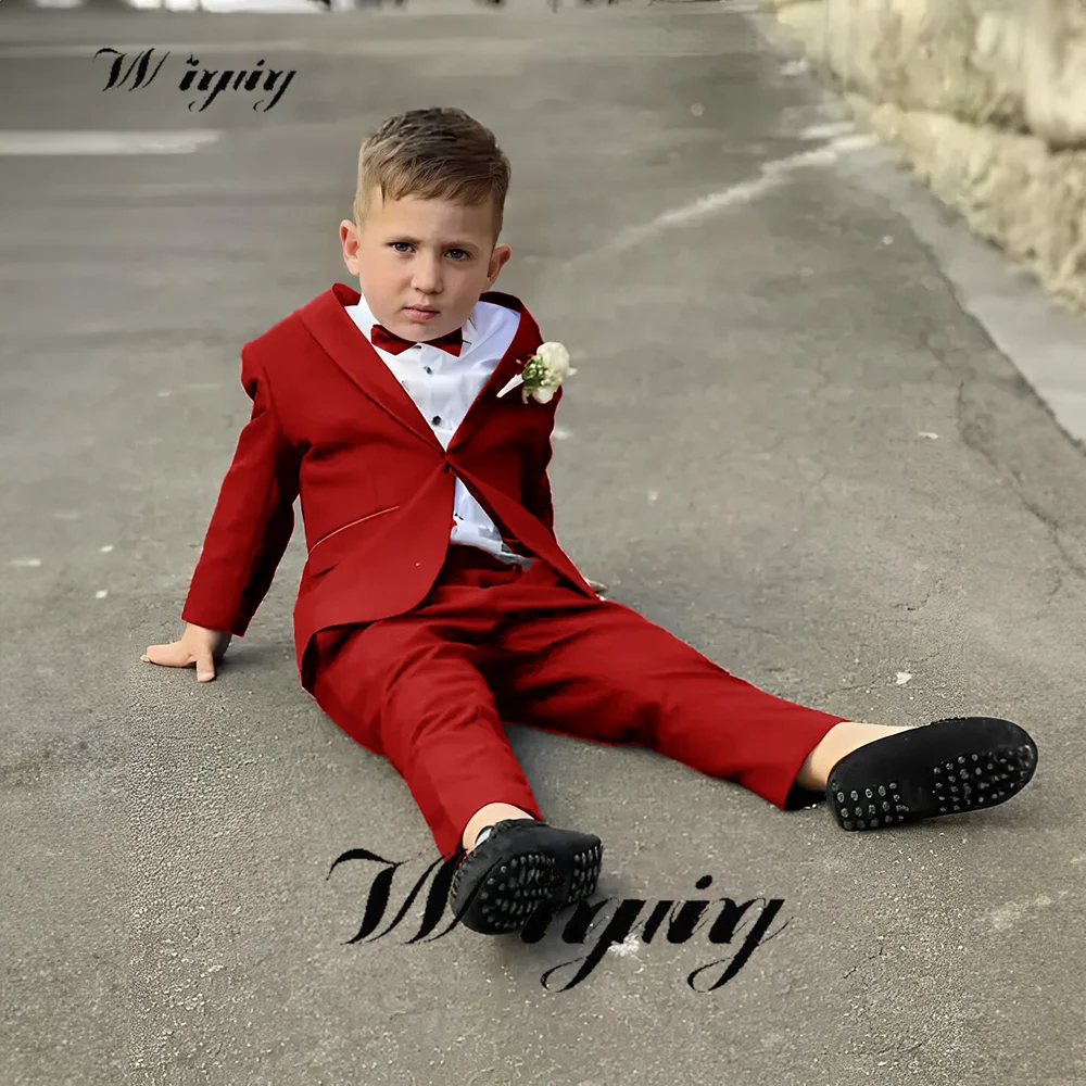 Red Boy's Wedding Suits Formal Wear Jacket Pants Sets Children Suits for Weddings Kids Prom Wedding Suits for Boy Children
Red Boy's Wedding Suits Formal Wear Jacket Pants Sets Children Suits for Weddings Kids Prom Wedding Suits for Boy Children