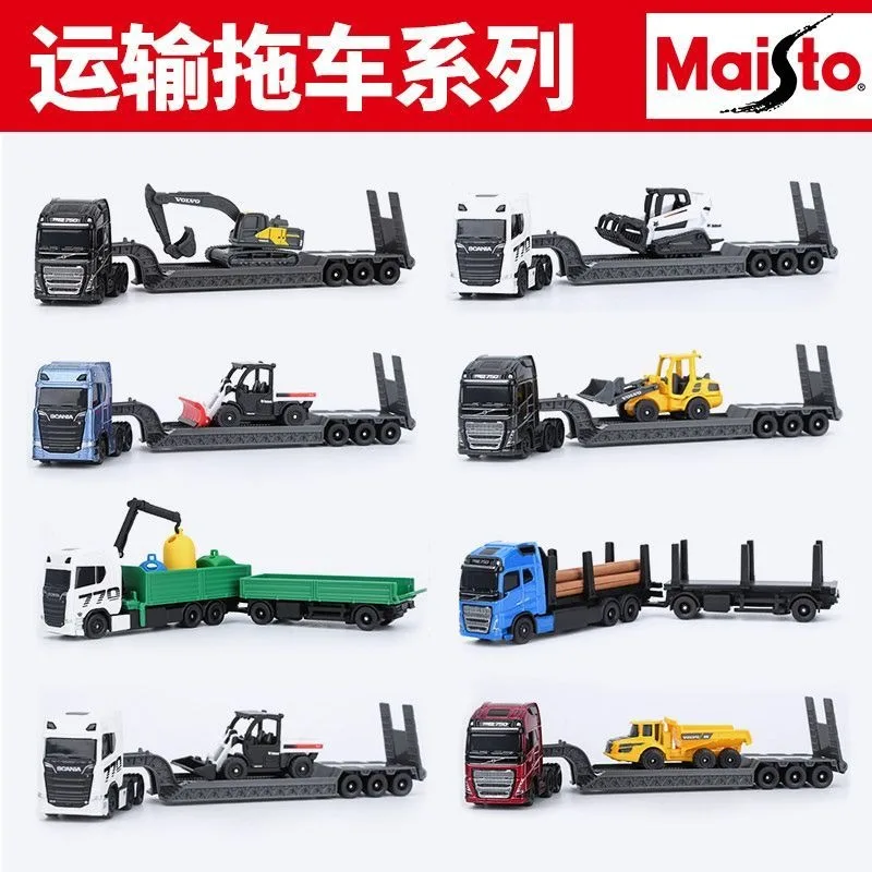 Maisto 1:64 Volvo FH16 Scania Bobcat Transport Truck Trailer Alloy Car Model Toy Gift for Boys
Maisto 1:64 Volvo FH16 Scania Bobcat Transport Truck Trailer Alloy Car Model Toy Gift for Boys
