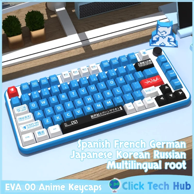 EVA 00 Anime Keycaps Spanish French German Japanese Korean Russian Multilingual root keycap Cherry Keycap Mechanical Keyboard
EVA 00 Anime Keycaps Spanish French German Japanese Korean Russian Multilingual root keycap Cherry Keycap Mechanical Keyboard