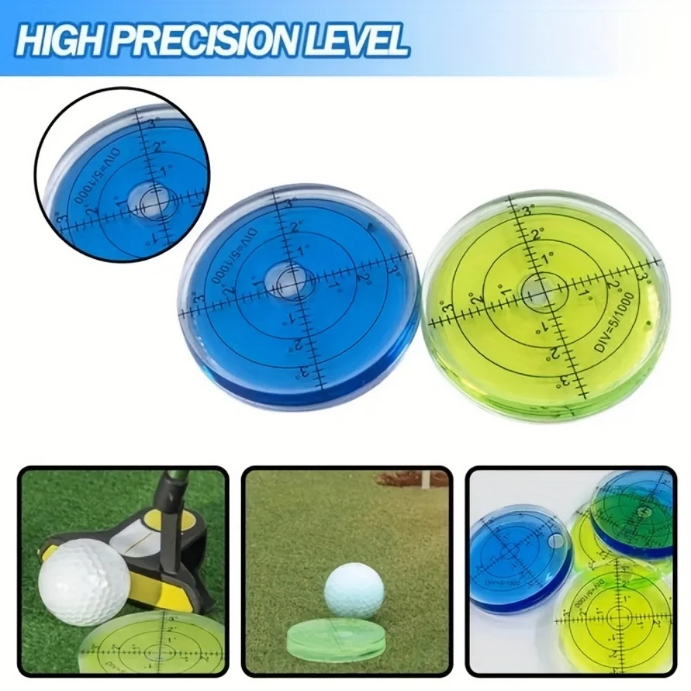 1 Golf Putting Green Marker with Scale, High-Precision Circular Bubble Level
1 Golf Putting Green Marker with Scale, High-Precision Circular Bubble Level