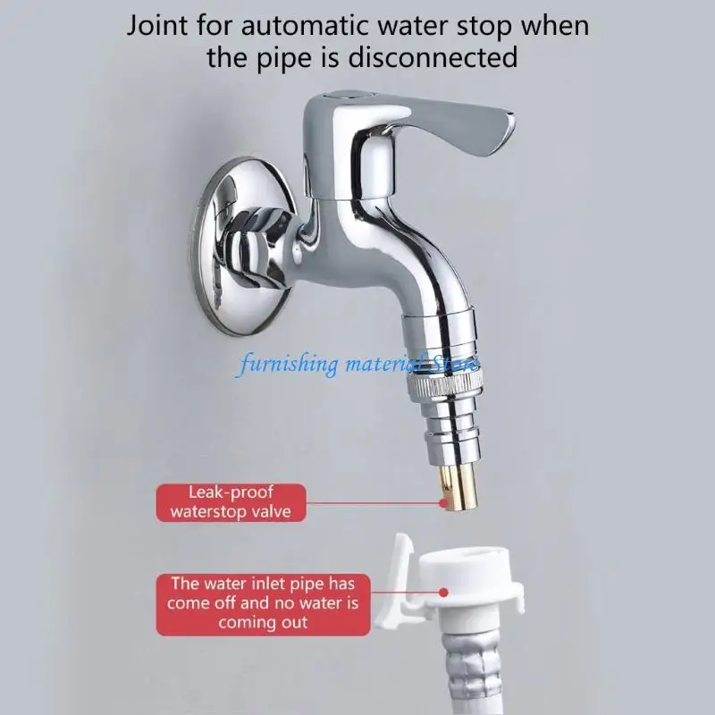 Y5GD Not Leakage Extension Valves with Auto Shuts Off Function Brass Fitting Strong Water Connector for Washing Machine
Y5GD Not Leakage Extension Valves with Auto Shuts Off Function Brass Fitting Strong Water Connector for Washing Machine