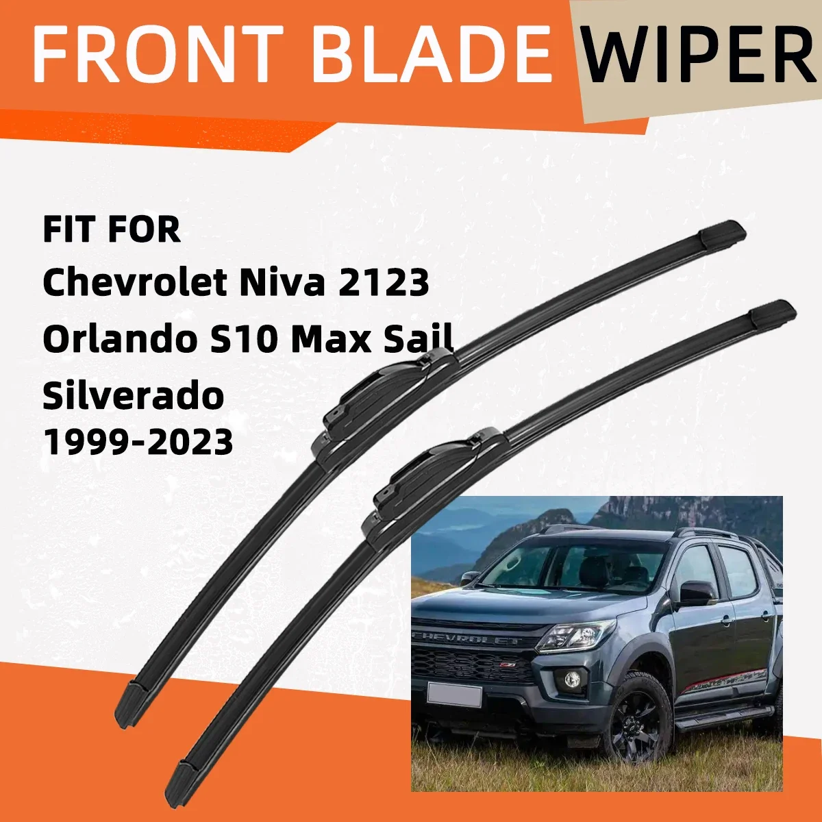 Double Rubber Car Wiper for Chevrolet Niva 2123 Orlando S10 Max Sail Silverado Front Blade Brushes Accessorie Windscreen Wiper
Double Rubber Car Wiper for Chevrolet Niva 2123 Orlando S10 Max Sail Silverado Front Blade Brushes Accessorie Windscreen Wiper