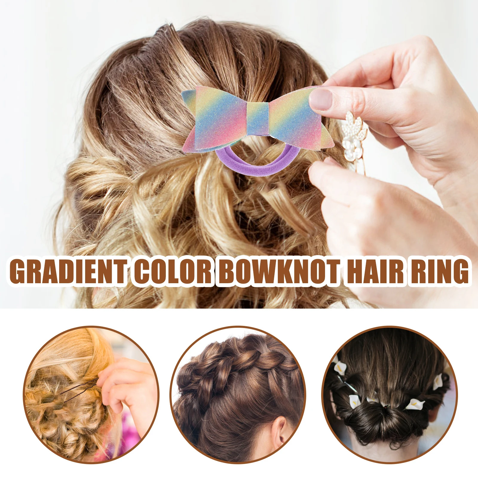 2 Pcs Glitter Bow Ties for Kids Girls Elastic Ponytail Holders Cute Colorful Hair Bands Fashionable Girl Hair Rope for Christmas
2 Pcs Glitter Bow Ties for Kids Girls Elastic Ponytail Holders Cute Colorful Hair Bands Fashionable Girl Hair Rope for Christmas