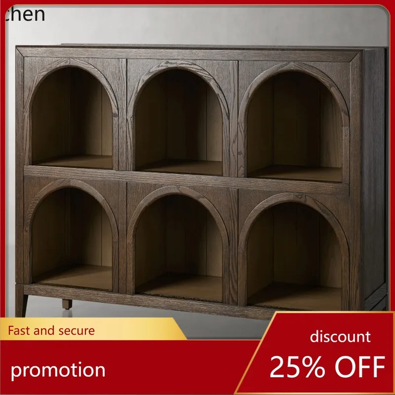 CZ Country Retro Household Solid Wood Sideboard Furniture Living Room Decorative Cabinet Simple Storage Cabinet
CZ Country Retro Household Solid Wood Sideboard Furniture Living Room Decorative Cabinet Simple Storage Cabinet