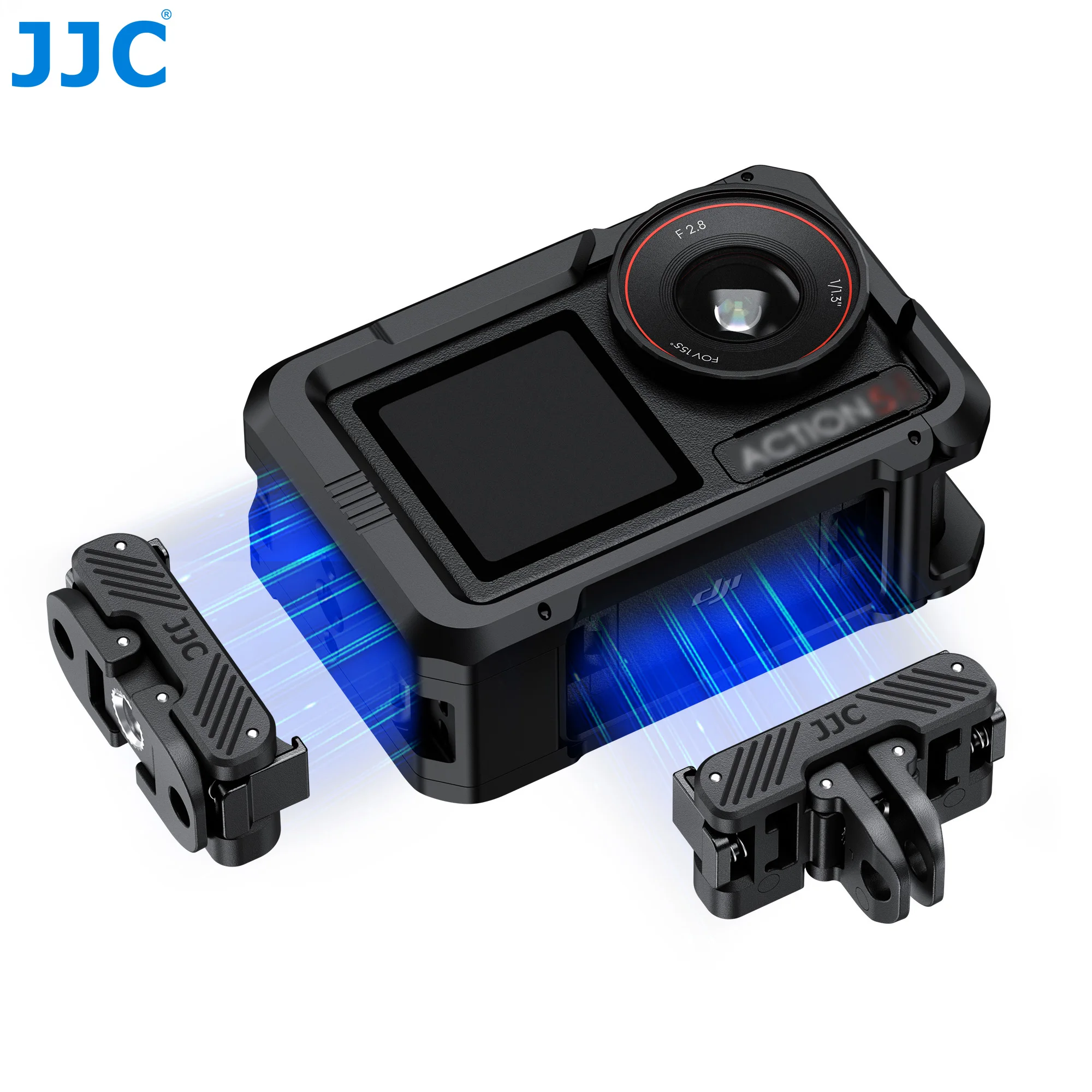 JJC Lightweight Magnetic Quick Release Adapter Base For DJI Osmo Action 5 Pro 4 3 Foldable Quick release Two Claw Mount Base 
JJC Lightweight Magnetic Quick Release Adapter Base For DJI Osmo Action 5 Pro 4 3 Foldable Quick release Two Claw Mount Base