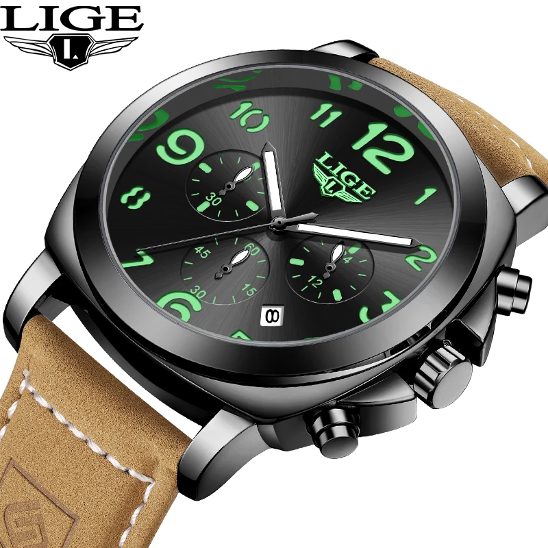 LIGE лучший бренд кварцевые часы повседневные спортивные модные водонепроницаемые мужские часы со светящейся датой кожаный ремень простые часы для мужчин мужской + коробка 
LIGE лучший бренд кварцевые часы повседневные спортивные модные водонепроницаемые мужские часы со светящейся датой кожаный ремень простые часы для мужчин мужской + коробка