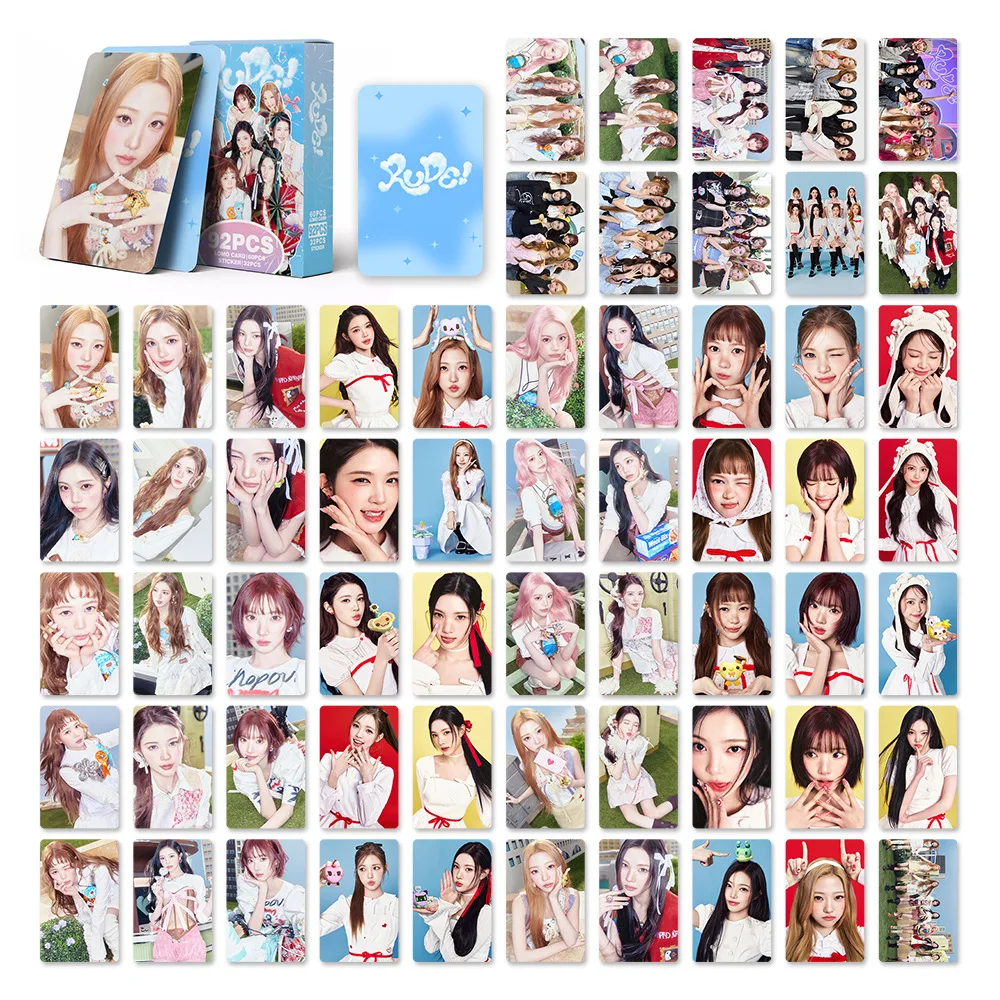 92Pcs/Set Hearts2Hearts Idol New Album Lomo Cards HD Printd Photocards Sticker JIWOO YUHA STELLA JUUN A-NA Fan Collection Gift
92Pcs/Set Hearts2Hearts Idol New Album Lomo Cards HD Printd Photocards Sticker JIWOO YUHA STELLA JUUN A-NA Fan Collection Gift