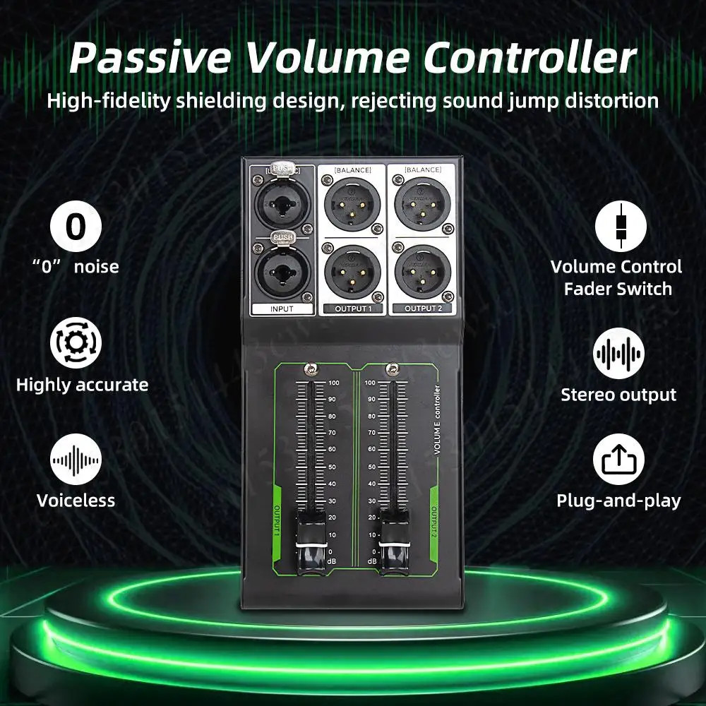 Passive Volume Controller Adjustable Volume Plug Play Stereo Input Output Controllers Electronic Musical Instrument Accessories
Passive Volume Controller Adjustable Volume Plug Play Stereo Input Output Controllers Electronic Musical Instrument Accessories