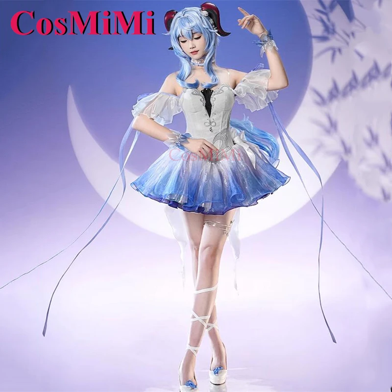 CosMiMi Game Genshin Impact Ganyu Cosplay Costumes Moonlight Dream Skin Gorgeous Ballet Dress Carnival Party Role Play Clothing
CosMiMi Game Genshin Impact Ganyu Cosplay Costumes Moonlight Dream Skin Gorgeous Ballet Dress Carnival Party Role Play Clothing