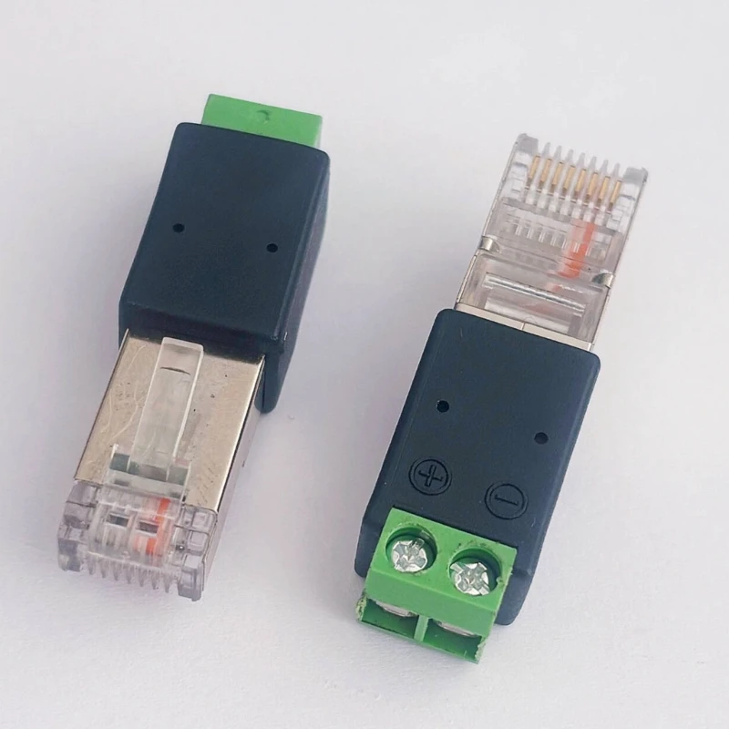 4Pcs Networks Connector RJ45 Male to 485 Terminals Networks Adapters Crystal Head Y5GB
4Pcs Networks Connector RJ45 Male to 485 Terminals Networks Adapters Crystal Head Y5GB