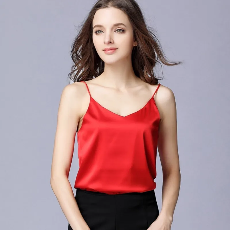 2025 Summer Sexy Satin Silk Tank Tops Female Strap Basic Spaghetti Strap Tops Women Sleeveless Camisole Camis Vest Green Red
2025 Summer Sexy Satin Silk Tank Tops Female Strap Basic Spaghetti Strap Tops Women Sleeveless Camisole Camis Vest Green Red
