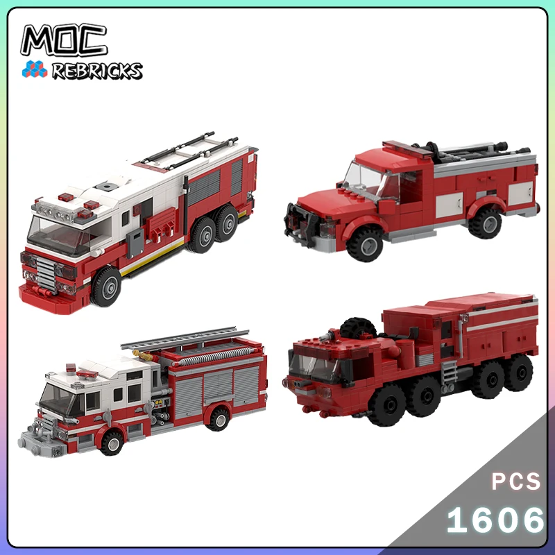 MOC Building Blocks Brush Oshkosh HEMTT Fire Pump Rescue Squad Style Truck DIY Model Assembly Bricks Boy Toy Holiday Gifts
MOC Building Blocks Brush Oshkosh HEMTT Fire Pump Rescue Squad Style Truck DIY Model Assembly Bricks Boy Toy Holiday Gifts