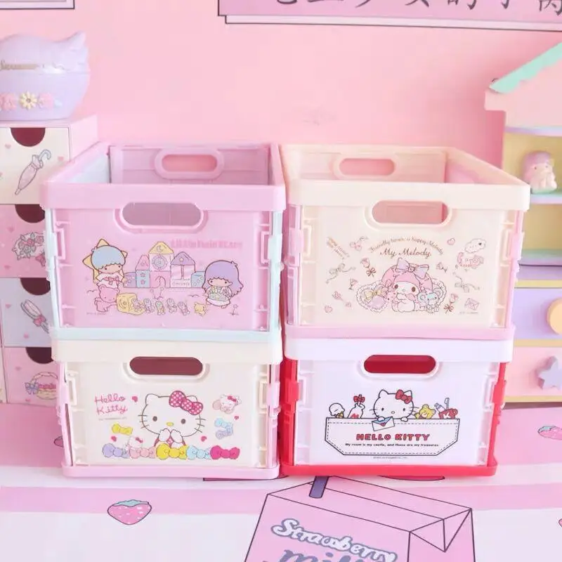 Kawaii New Hello Kitty Y2K Home Folding Storage Box Cute Shoes Socks Stationery Storage Box Desktop Storage Box Toys for Kids
Kawaii New Hello Kitty Y2K Home Folding Storage Box Cute Shoes Socks Stationery Storage Box Desktop Storage Box Toys for Kids