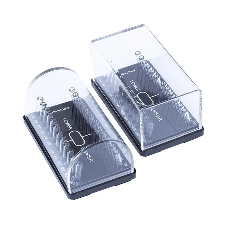 Orthodontics Arch Wire Holder Organizer Box with Hinged Cover Dental Archwire Display Box
Orthodontics Arch Wire Holder Organizer Box with Hinged Cover Dental Archwire Display Box