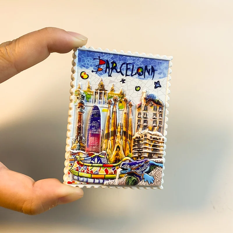 Cultural and Creative Home Decorations of Barcelona Cathedral, Spain 3d Hand-painted Stamp Fridge Magnet Travel Souvenir
Cultural and Creative Home Decorations of Barcelona Cathedral, Spain 3d Hand-painted Stamp Fridge Magnet Travel Souvenir