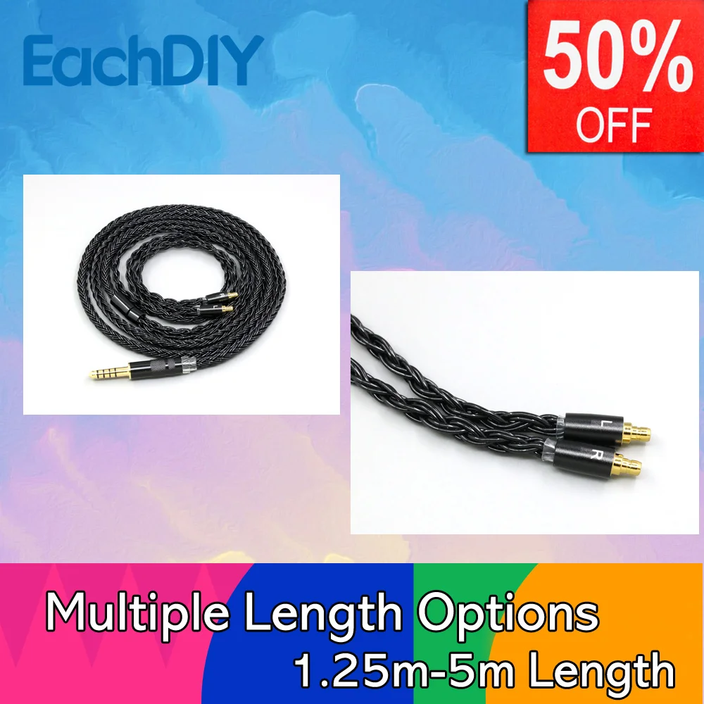 For Sennheiser IE100 IE400 IE500 Pro 16 Core Black Braided Earphone Cable LN008877
For Sennheiser IE100 IE400 IE500 Pro 16 Core Black Braided Earphone Cable LN008877