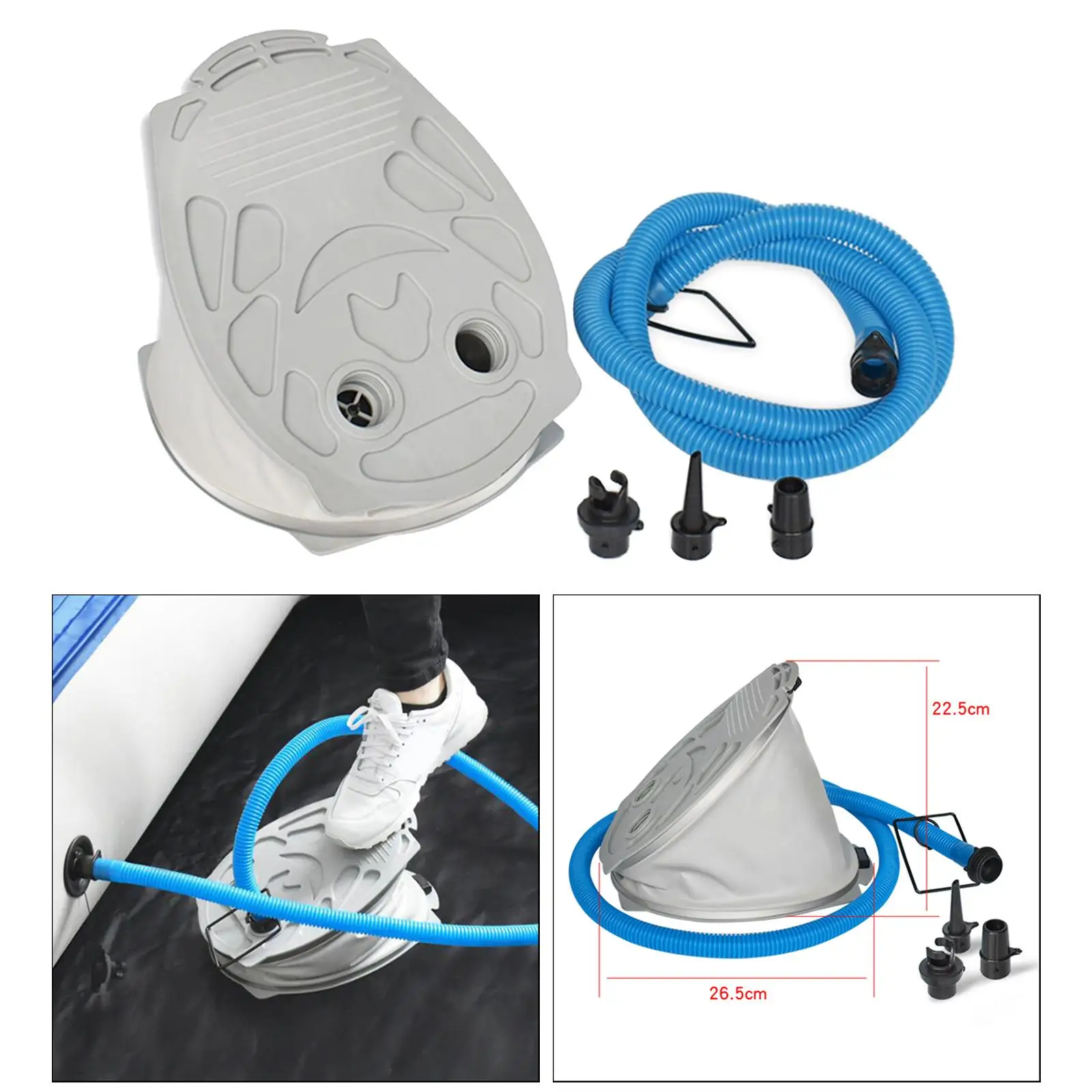 Ножной надувной насос с воздушным насосом для надувного плавательного кольца, поплавковая лодка или надувной матрас для кемпинга, портативный воздушный шар
Ножной надувной насос с воздушным насосом для надувного плавательного кольца, поплавковая лодка или надувной матрас для кемпинга, портативный воздушный шар