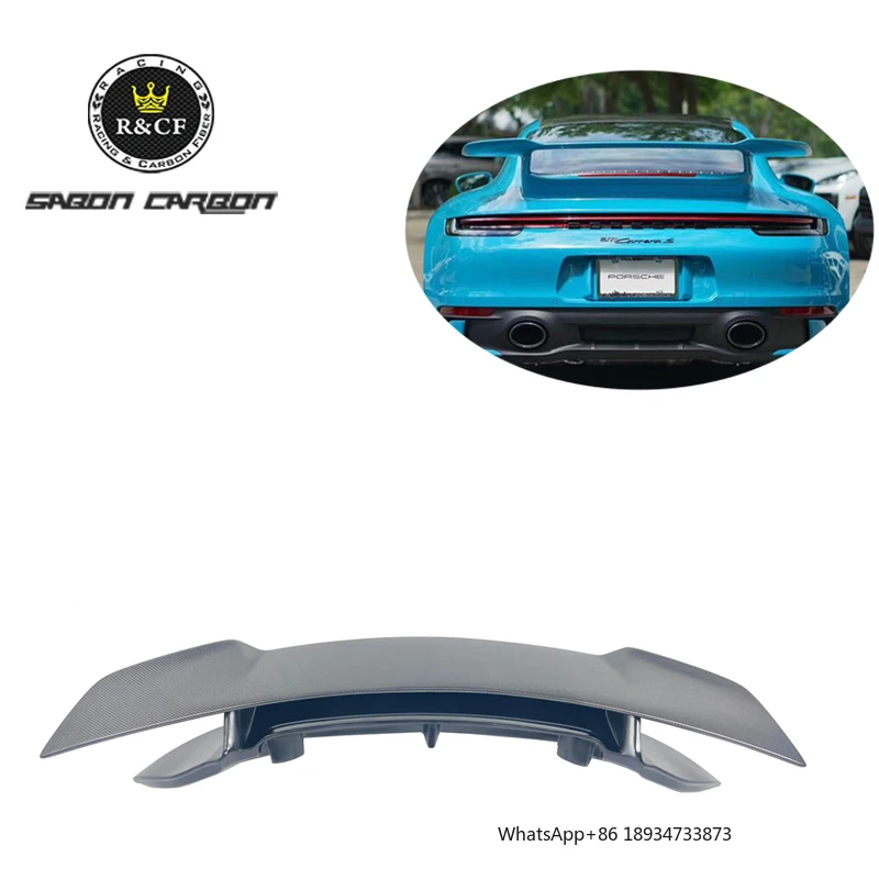 Задний спойлер из полууглеродного волокна в стиле DM для Porsche Carrera S 992 911 2020
Задний спойлер из полууглеродного волокна в стиле DM для Porsche Carrera S 992 911 2020