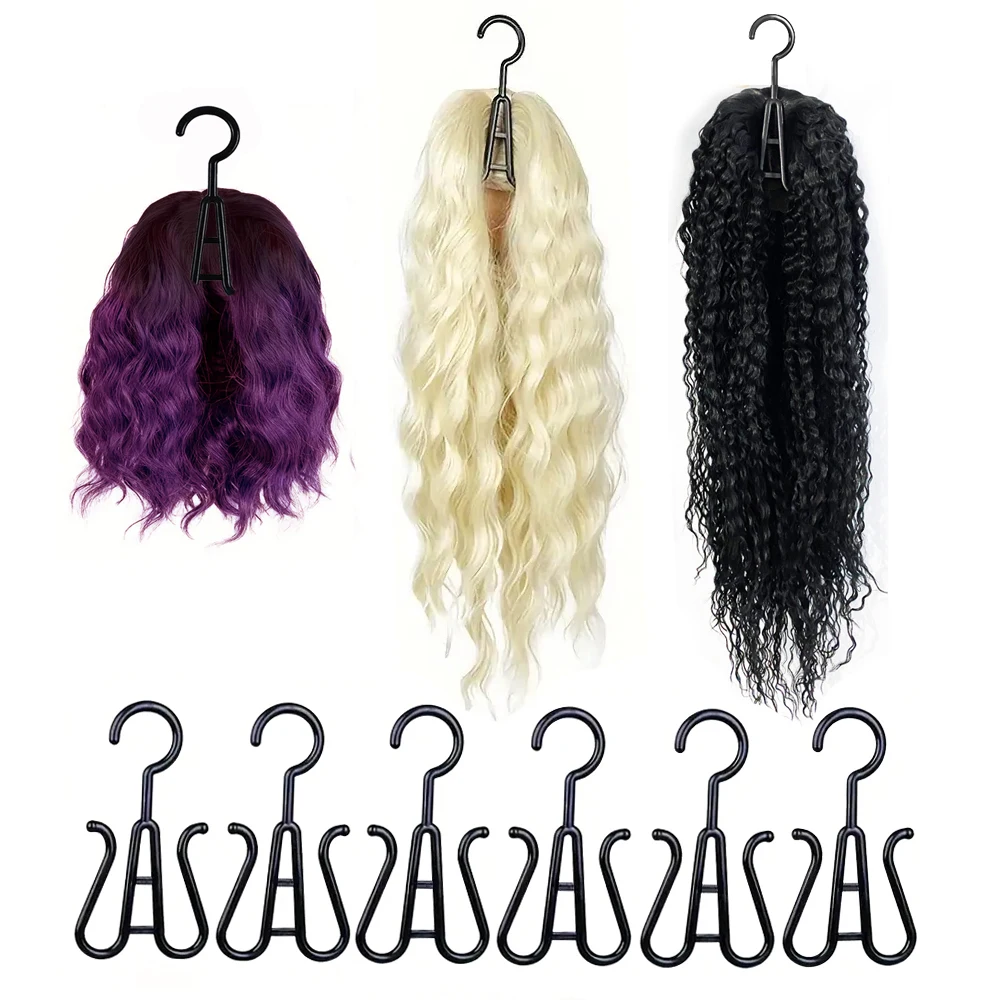 2-5pcs Plastic Wig Hangers Portable Wig Hanger-Stylish And Convenient Wig Black Wig Hooks Convenient storage for Multiple Wig
2-5pcs Plastic Wig Hangers Portable Wig Hanger-Stylish And Convenient Wig Black Wig Hooks Convenient storage for Multiple Wig