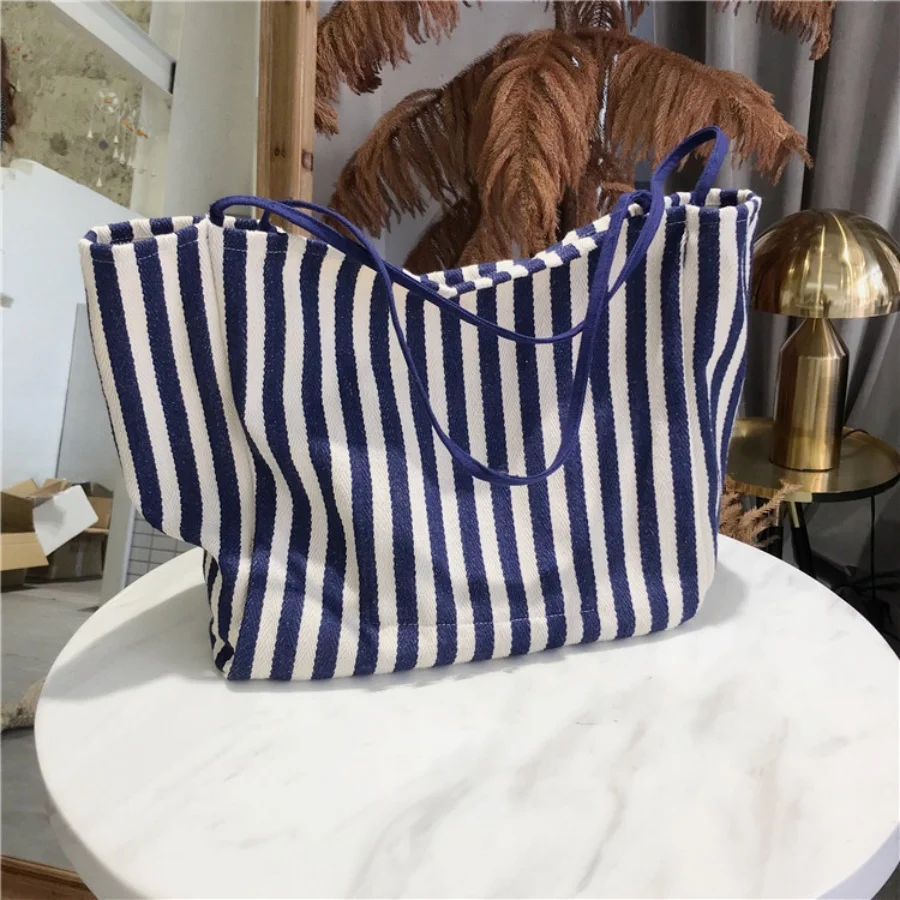 New Diaper bag Beach Tote Bag Fashion Women Canvas Summer Large Capacity Striped Shoulder Bag Tote Handbag Shopping
New Diaper bag Beach Tote Bag Fashion Women Canvas Summer Large Capacity Striped Shoulder Bag Tote Handbag Shopping