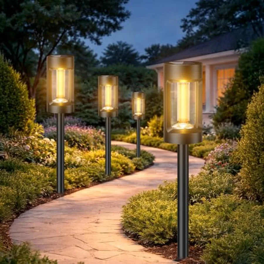 Solar Lights Outdoor Solar Pathway Lights with Acrylic Wick and 3000K IP65 Waterproof Lights for Lawn Patio Walkway Driveway De
Solar Lights Outdoor Solar Pathway Lights with Acrylic Wick and 3000K IP65 Waterproof Lights for Lawn Patio Walkway Driveway De