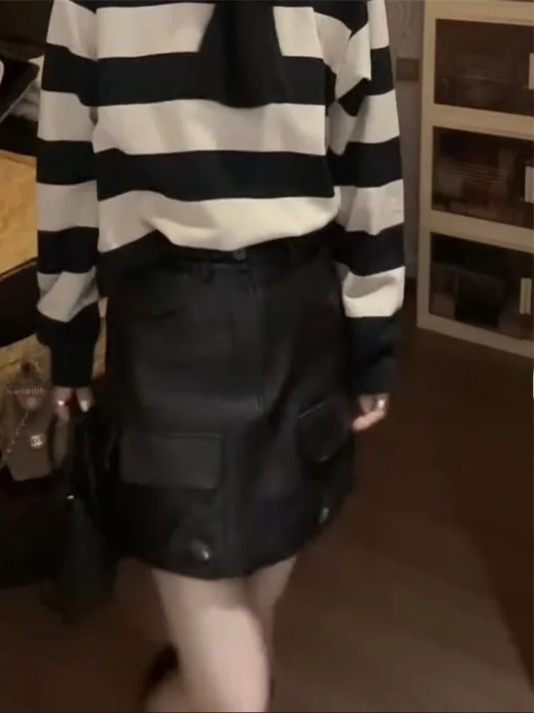 2025 New Sle ort Leather Skirt Women's eepskin Genuine Leather Slimming Versatile f-length Commute Sle Zipper
2025 New Sle ort Leather Skirt Women's eepskin Genuine Leather Slimming Versatile f-length Commute Sle Zipper