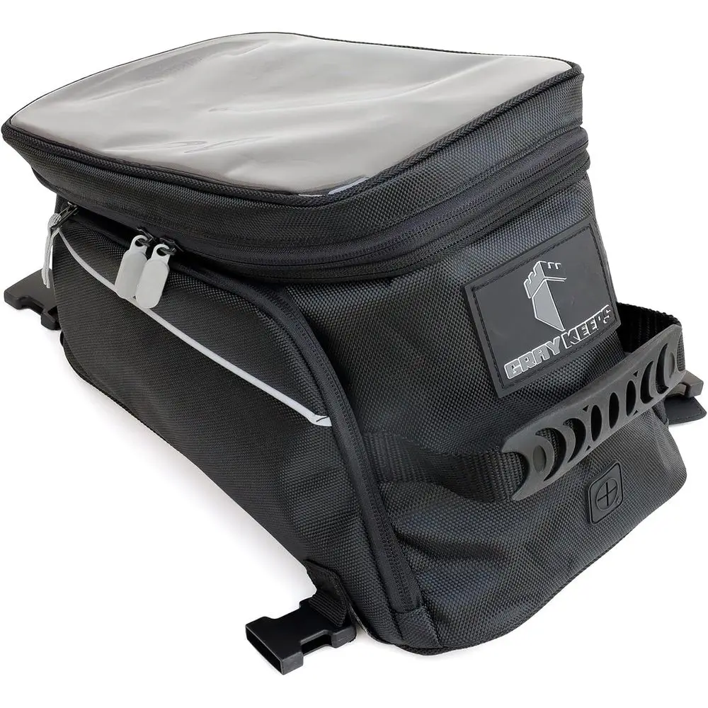 Motorcycle Tank Bag - Durable Water-Resistant Black Tank Bag with Ample Storage - Charging Cable Acc, Non-Scratching Design, Uni
Motorcycle Tank Bag - Durable Water-Resistant Black Tank Bag with Ample Storage - Charging Cable Acc, Non-Scratching Design, Uni