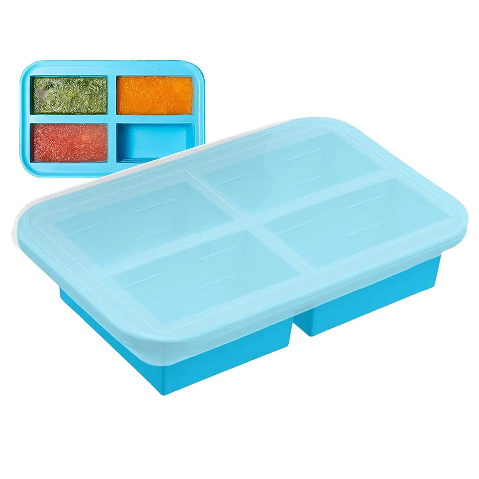Silicone Freezer Molds Non Slip Reusable Tool Silicone Freezer Tray For Home Indoor Family Friends Cooking Cocktails Freezing
Silicone Freezer Molds Non Slip Reusable Tool Silicone Freezer Tray For Home Indoor Family Friends Cooking Cocktails Freezing
