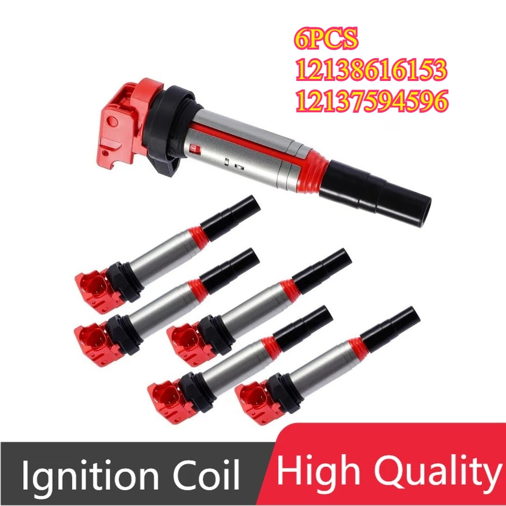 6Pcs 12138616153 12137594596 0221504470 UF592 Ignition Coil For BMW 128i 335i 328i 528i 535i X3 X5 E60 E61 F10 F18 F11 E39 F07
6Pcs 12138616153 12137594596 0221504470 UF592 Ignition Coil For BMW 128i 335i 328i 528i 535i X3 X5 E60 E61 F10 F18 F11 E39 F07