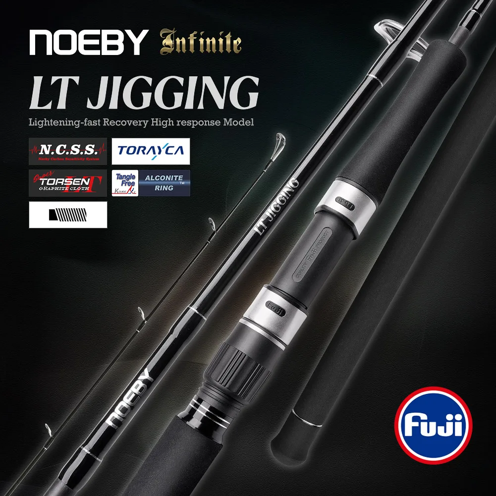 Удилище для вертикального джиггинга Noeby 1.91м M ML с кольцами Fuji, тест 200г, 2 секции, спиннинговое удилище для морской рыбалки на крупную рыбу
Удилище для вертикального джиггинга Noeby 1.91м M ML с кольцами Fuji, тест 200г, 2 секции, спиннинговое удилище для морской рыбалки на крупную рыбу