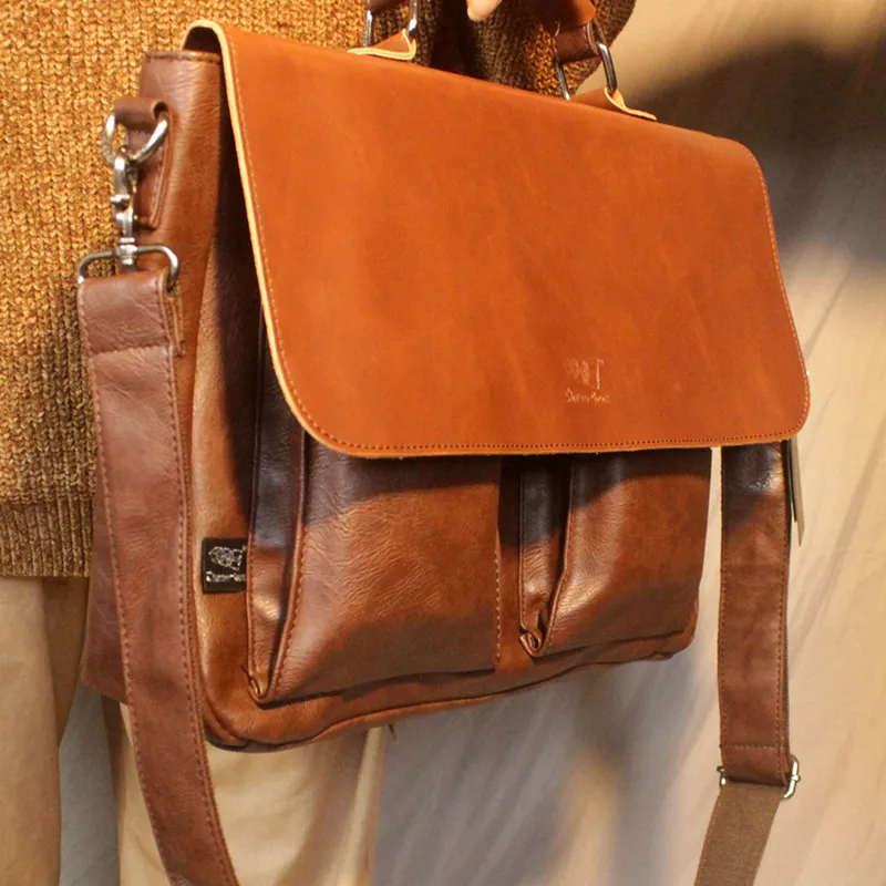 Casual Men's Shoulder Bag Crossbody Messenger Bag British Style Vintage Trendy Large Bag Korean Version Computer Bag
Casual Men's Shoulder Bag Crossbody Messenger Bag British Style Vintage Trendy Large Bag Korean Version Computer Bag