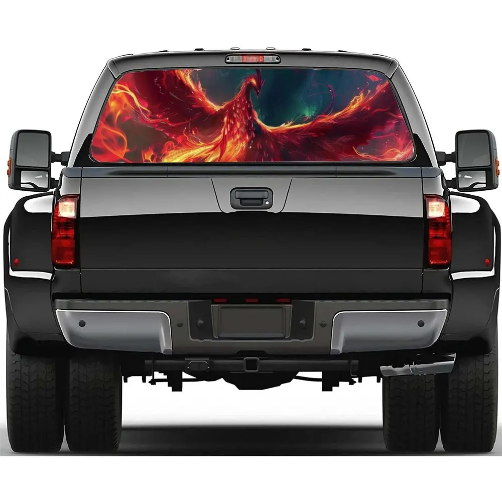Cool Myth Phoenix with Fire Car Rear Windshield Sticker Truck Window See Through Perforated Back Window Vinyl Decal Decor Gift 
Cool Myth Phoenix with Fire Car Rear Windshield Sticker Truck Window See Through Perforated Back Window Vinyl Decal Decor Gift