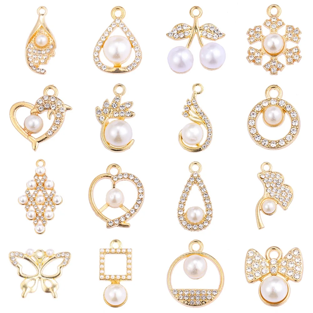 10pcs New Love Bow Snow Pearl Alloy Rhinestone Pendant Charm For Making DIY Handmade Findings Accessories Necklace Jewelry
10pcs New Love Bow Snow Pearl Alloy Rhinestone Pendant Charm For Making DIY Handmade Findings Accessories Necklace Jewelry