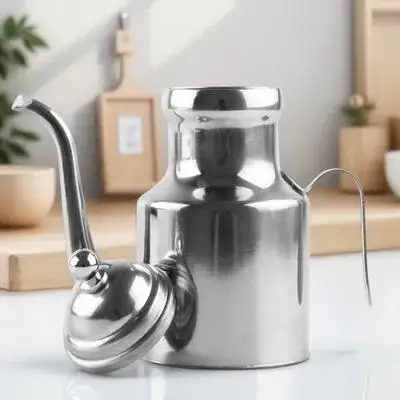 Grease Container with Lid Stainless Steel Oil Storage Jug for Kitchen Bacon Fat Oil Vinegar Dispenser Cooking Essential
Grease Container with Lid Stainless Steel Oil Storage Jug for Kitchen Bacon Fat Oil Vinegar Dispenser Cooking Essential