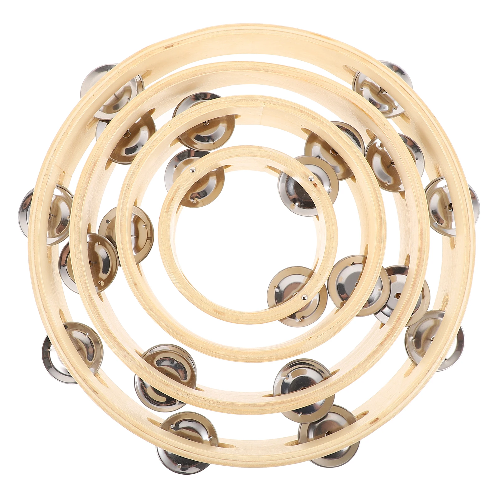 4 Pcs Wooden Tambourine Ring for Kids Single Row Instruments Musical Rhythm Bell Toy Drum Child
4 Pcs Wooden Tambourine Ring for Kids Single Row Instruments Musical Rhythm Bell Toy Drum Child