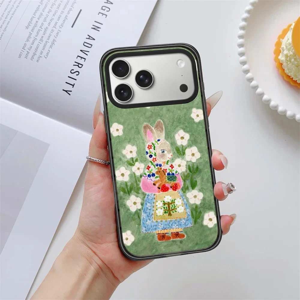 Grassland Flower Rabbit Impact Black Border Magnetic Phone Case Cover for IPhone 12 13 14 15 16 17 Pro Max Case for IPhone 17
Grassland Flower Rabbit Impact Black Border Magnetic Phone Case Cover for IPhone 12 13 14 15 16 17 Pro Max Case for IPhone 17