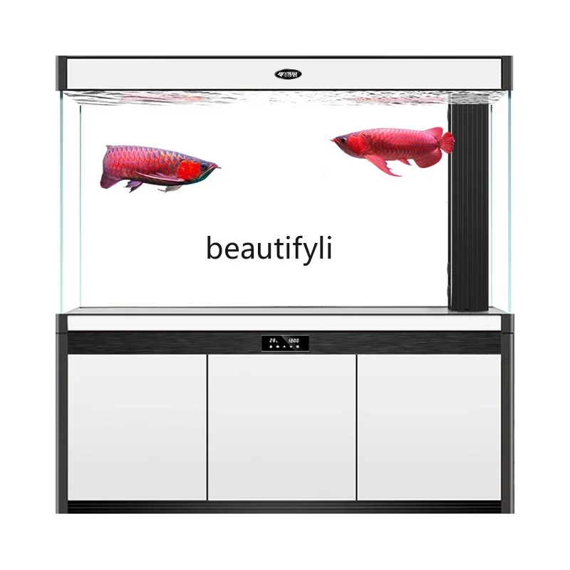 xxqUltra white fish tank living room household large arowana tank screen bottom filter goldfish tank partition wall
xxqUltra white fish tank living room household large arowana tank screen bottom filter goldfish tank partition wall