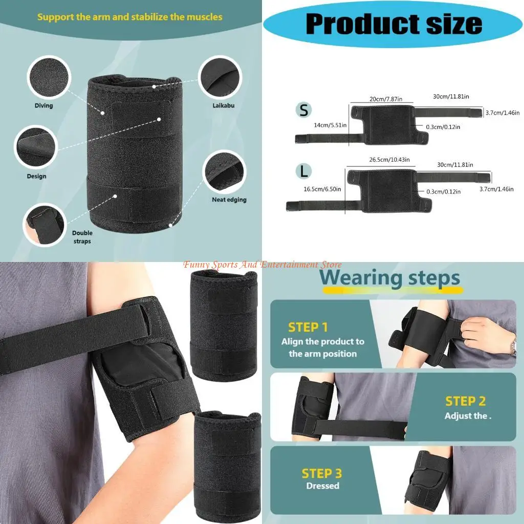 C4DE Pack of 2 Nonslip Arm Sleeve with Smooth Edging Suitable for Active Lifestyles
C4DE Pack of 2 Nonslip Arm Sleeve with Smooth Edging Suitable for Active Lifestyles