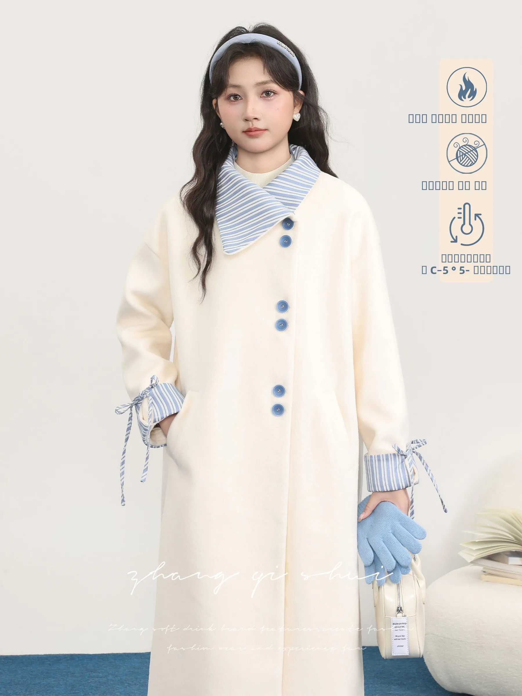 Autumn Winter Women's Woolen Coat Beautiful Tawny Color Korean Sle Commute Long Sve Single Button Pure Color Outerwear
Autumn Winter Women's Woolen Coat Beautiful Tawny Color Korean Sle Commute Long Sve Single Button Pure Color Outerwear