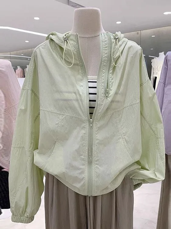 Lightweight Breathable Summer 2025 Korean Sle Hooded Women's Outdoor Sports Jaet Qui-Drng Sun Protection Fce-Lined...
Lightweight Breathable Summer 2025 Korean Sle Hooded Women's Outdoor Sports Jaet Qui-Drng Sun Protection Fce-Lined...