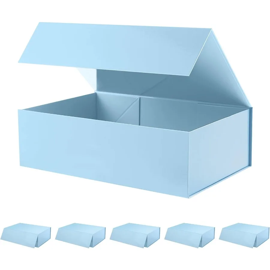 6 Lar Gift oxes wit Lids 13.5x9x4.1 Inces lue ridesmaid Proposal Gift oxes wit Magnetic Closure for All Ocn Glossy lue
6 Lar Gift oxes wit Lids 13.5x9x4.1 Inces lue ridesmaid Proposal Gift oxes wit Magnetic Closure for All Ocn Glossy lue