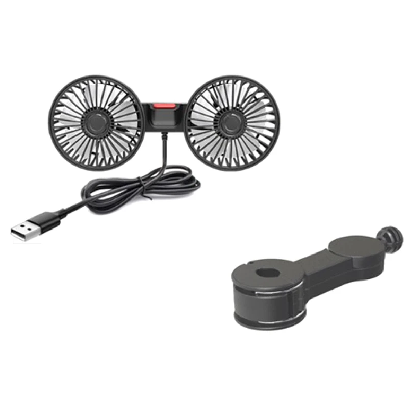 Fan For Car Electric Car Clip Cooling Fans Rotatable Dual Head 3 Speed Rear Seat Air Fan
Fan For Car Electric Car Clip Cooling Fans Rotatable Dual Head 3 Speed Rear Seat Air Fan